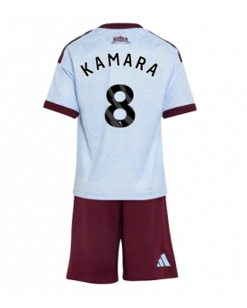 Aston Villa Boubacar Kamara #8 Maglia Gara Terza Repliche 2026-27 Bambino Maniche Corte